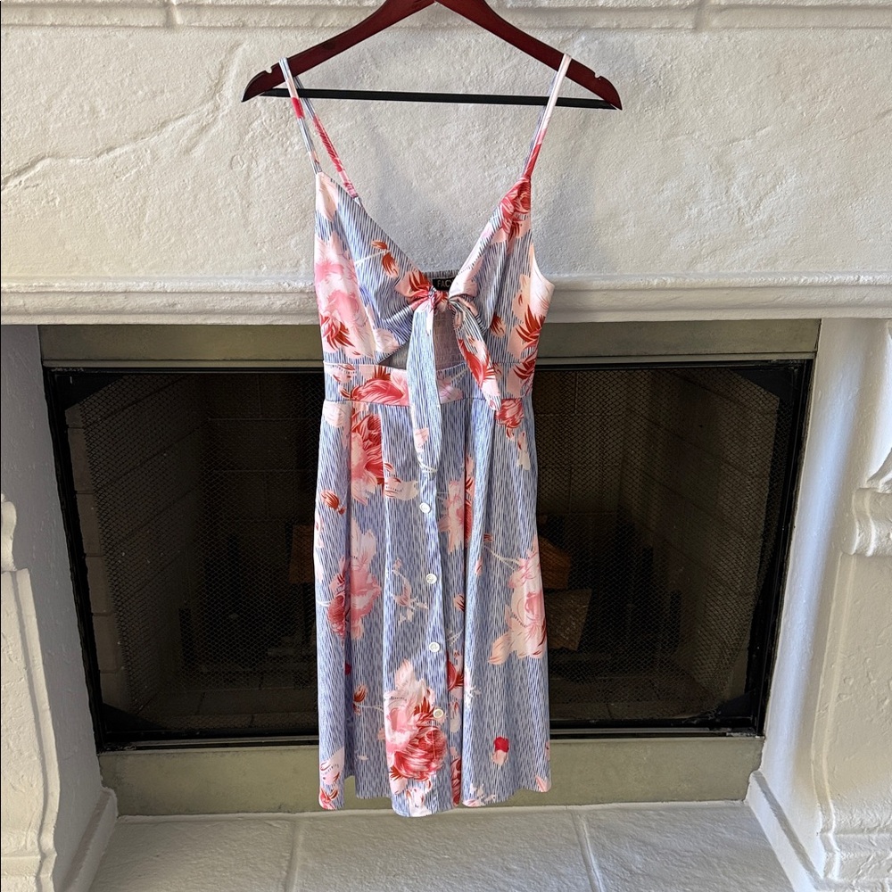 Floral Spaghetti Strap Dress